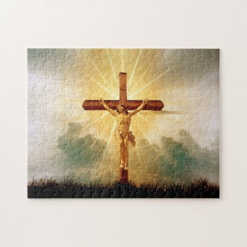 JESUS ON THE CROSS JIGSAW PUZZLE