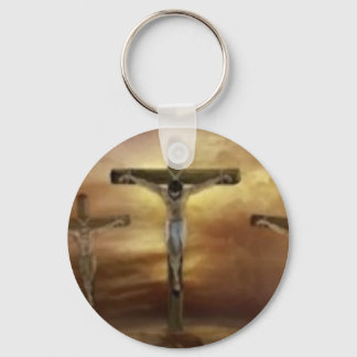 JESUS ON THE CROSS KEYCHAIN