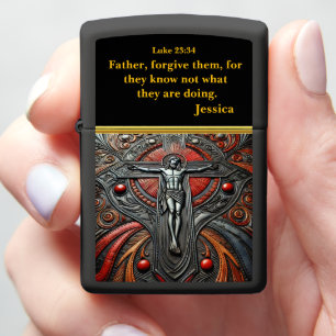 Jesus on the Cross - Light of Redemption Zippo Lighter