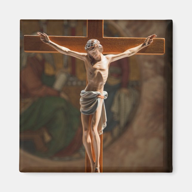 Jesus on the Cross Magnet (Front)