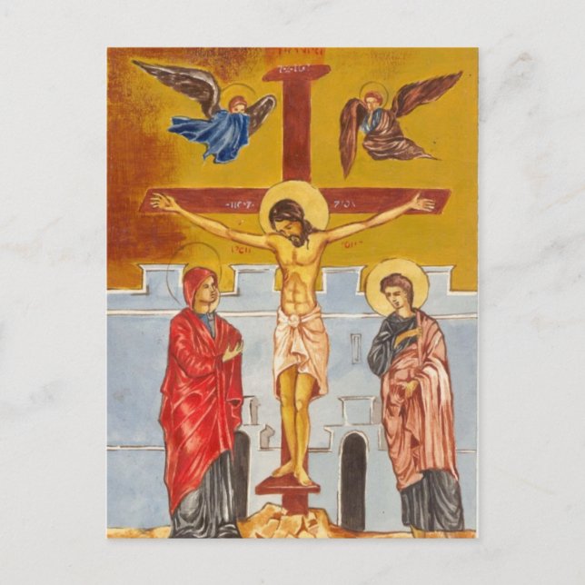 Jesus on the Cross Postcard (Front)