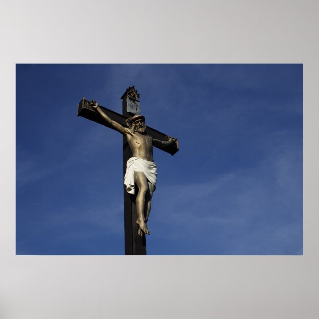 Jesus On The Cross Poster (Front)