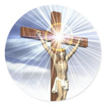 Jesus on the Cross Sticker