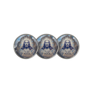 Jesus on the Mountain: The Lord Is My Rock Golf Ball Marker
