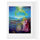 JESUS ON THE SEASHORE ,St John 21 Cards (Inside (Left))