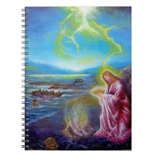 JESUS ON THE SEASHORE St John 21 Notebook