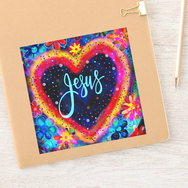 Jesus ONE WORD Inspirivity Sticker (Notebook)
