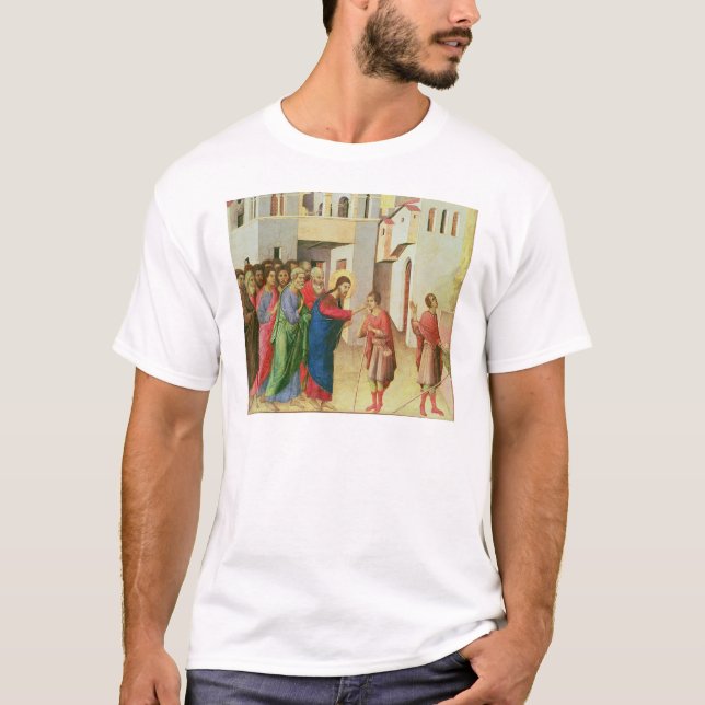 Jesus Opens the Eyes of a Man Born Blind, 1311 T-Shirt (Front)