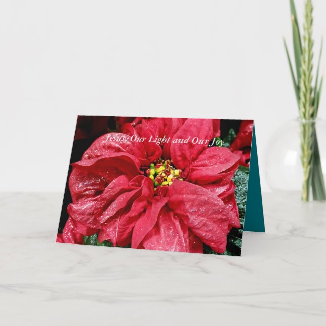 Jesus Our light and our joy Holiday Card (Front)