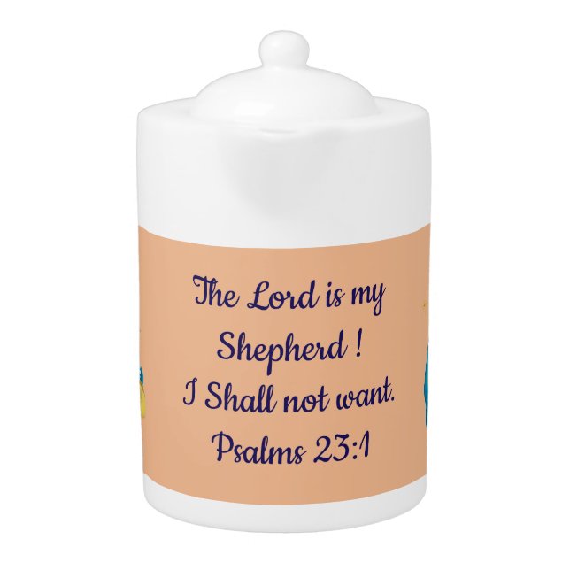 Jesus Our Shepherd Teapot (Front)