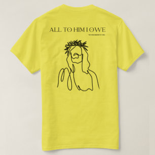 Jesus Paid It All, Black Print T-Shirt