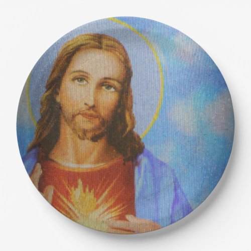 Jesus paper plate