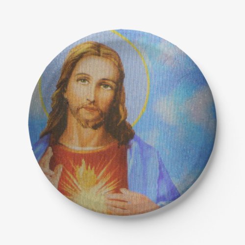 Jesus paper plates