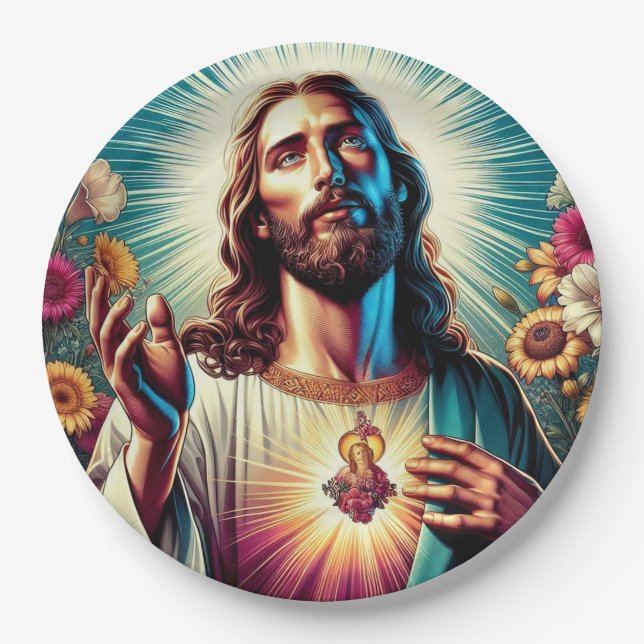 Jesus paper plates! paper plates (Front)