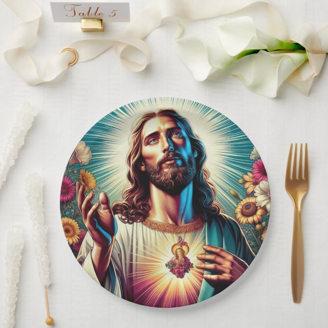 Jesus paper plates! plates (Wedding)