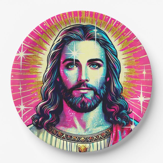 Jesus paper plates! plates (Front)