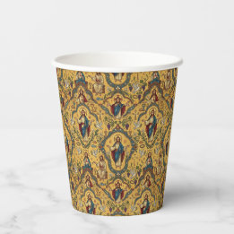 Jesus Pattern Paper Cups