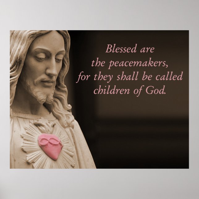 Jesus Peacemakers Poster (Front)