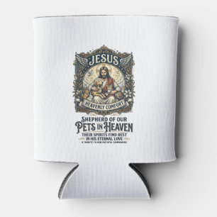 Jesus Pet Memorial Remembrance Shirt Christian Gra Can Cooler