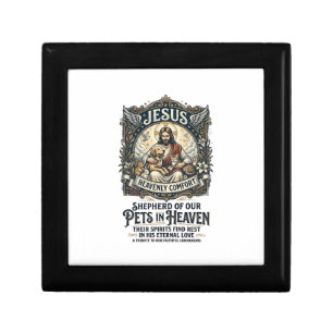 Jesus Pet Memorial Remembrance Shirt Christian Gra Gift Box