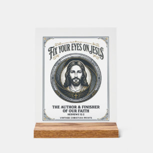 Jesus Photography Mom Family Photographer Vintage Acrylic Sign