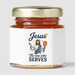 Jesus Pickleball The One Who Serves Shirt Honey Jar Favors