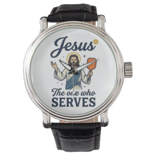 Jesus Pickleball The One Who Serves Shirt Watch