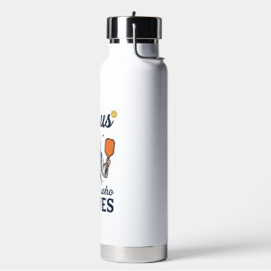 Jesus Pickleball The One Who Serves Shirt Water Bottle