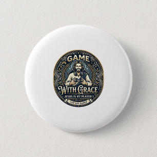 Jesus Pickleball Vintage Shirt Christian Graphic_1 Button