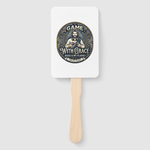 Jesus Pickleball Vintage Shirt Christian Graphic_1 Hand Fan