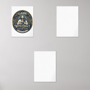 Jesus Pickleball Vintage Shirt Christian Graphic_1 Wall Art Sets