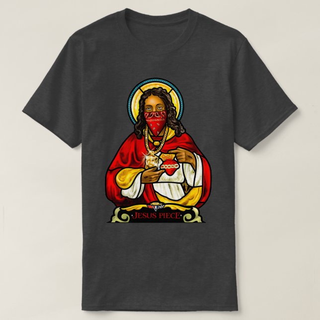 Jesus Piece The Game Gangsta Jesus T-Shirt (Design Front)