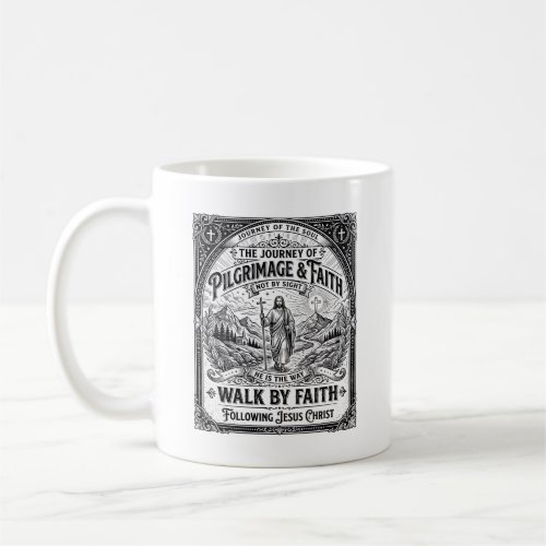 Jesus Pilgrimage Camino Holy Journey Coffee Mug