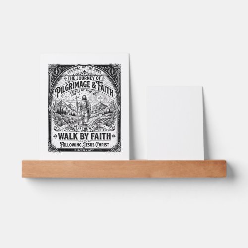 Jesus Pilgrimage Camino Holy Journey Picture Ledge