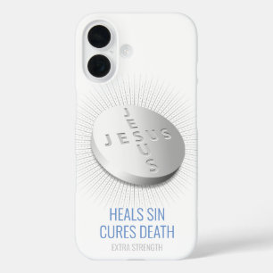 Jesus Pill - Customizable Faith Pray Christian God iPhone 16 Case