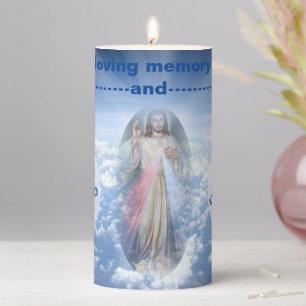 Jesus Pillar Candle