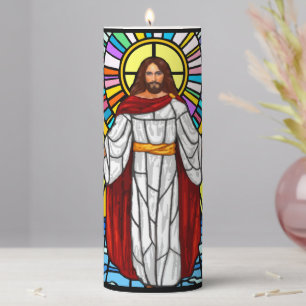 Jesus Pillar Candle