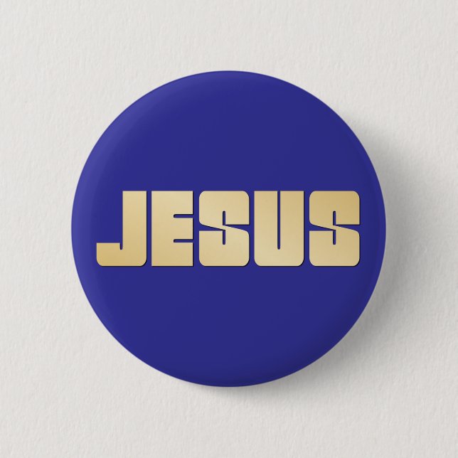 Jesus Pinback Button (Front)