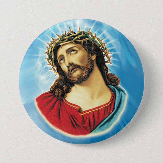 Jesus Pinback Button (Front)