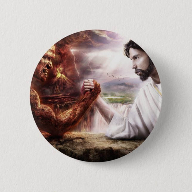 Jesus Pinback Button (Front)