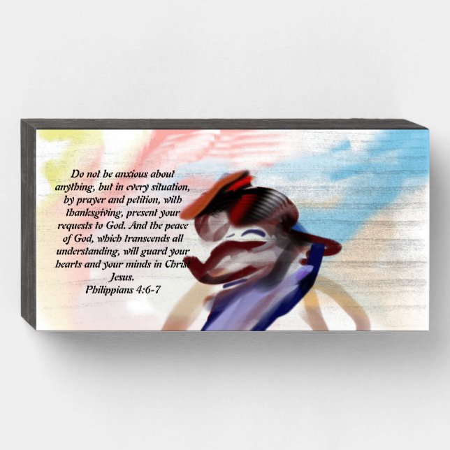 Jesus place  wooden box sign (Front Horizontal)