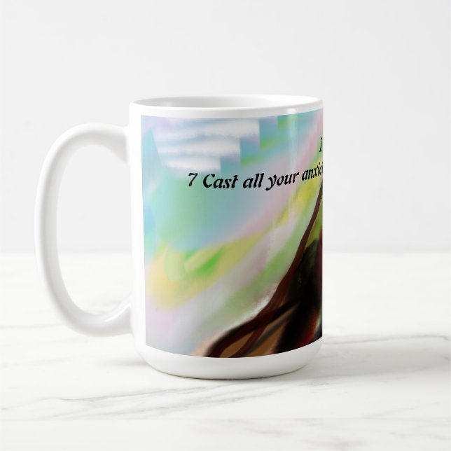 Jesus  plan coffee mug (Left)