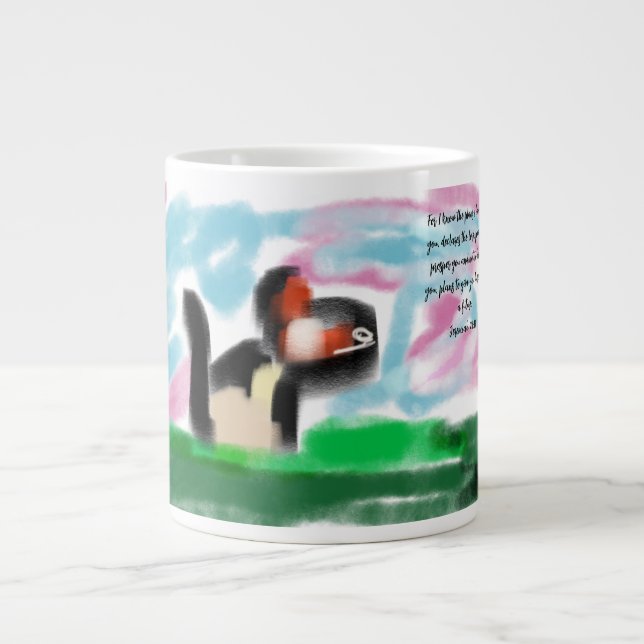 jesus plan giant coffee mug (Front)