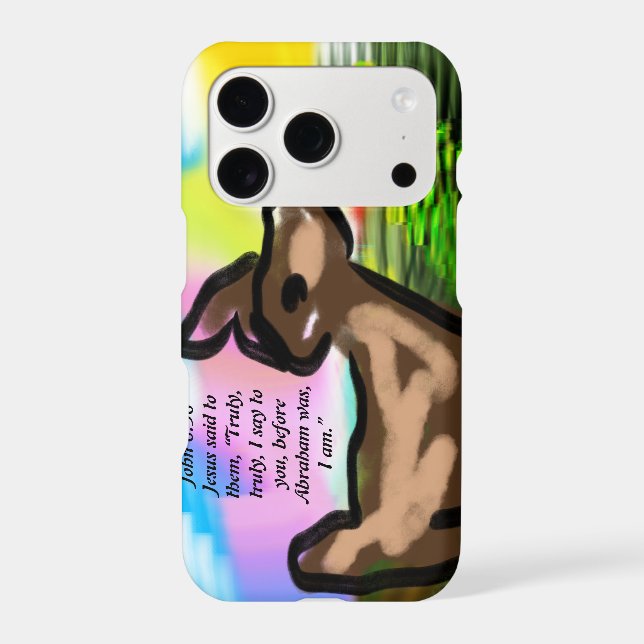 Jesus plan iphone case (Back)
