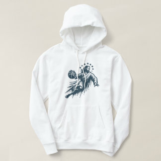Jesus Playing Basketball Christian Faith Sports Gr Hoodie