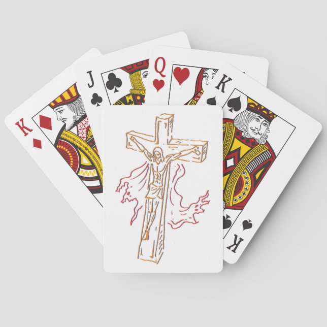 Jesus Playing Cards (Back)