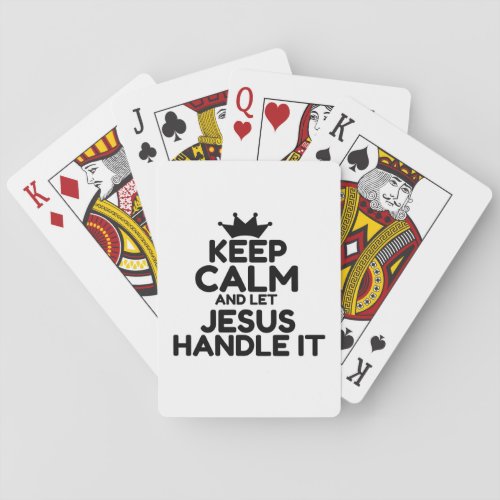JESUS PLAYING CARDS