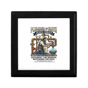 Jesus Plumber Graphic Tee Christian Art_1 Gift Box
