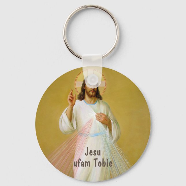 Jesus Polish Christmas gift Keychain (Front)