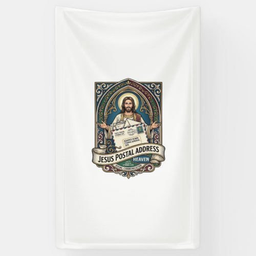 Jesus Postal Address Heaven Jesus Postal Address H Banner